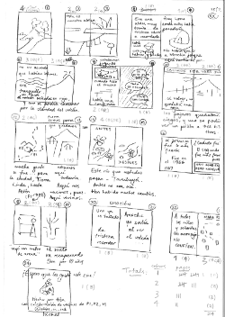 A storyboard of the first image of the zine, created in July 2022.